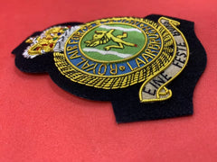 Royal Air Force Blazer Badge Laarbruch Station Embroidered Bullion Wire Badge