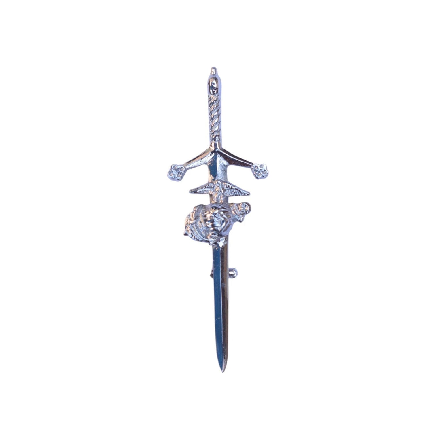 Men's Scottish Chrome Kilt Pin 6 Pin Style