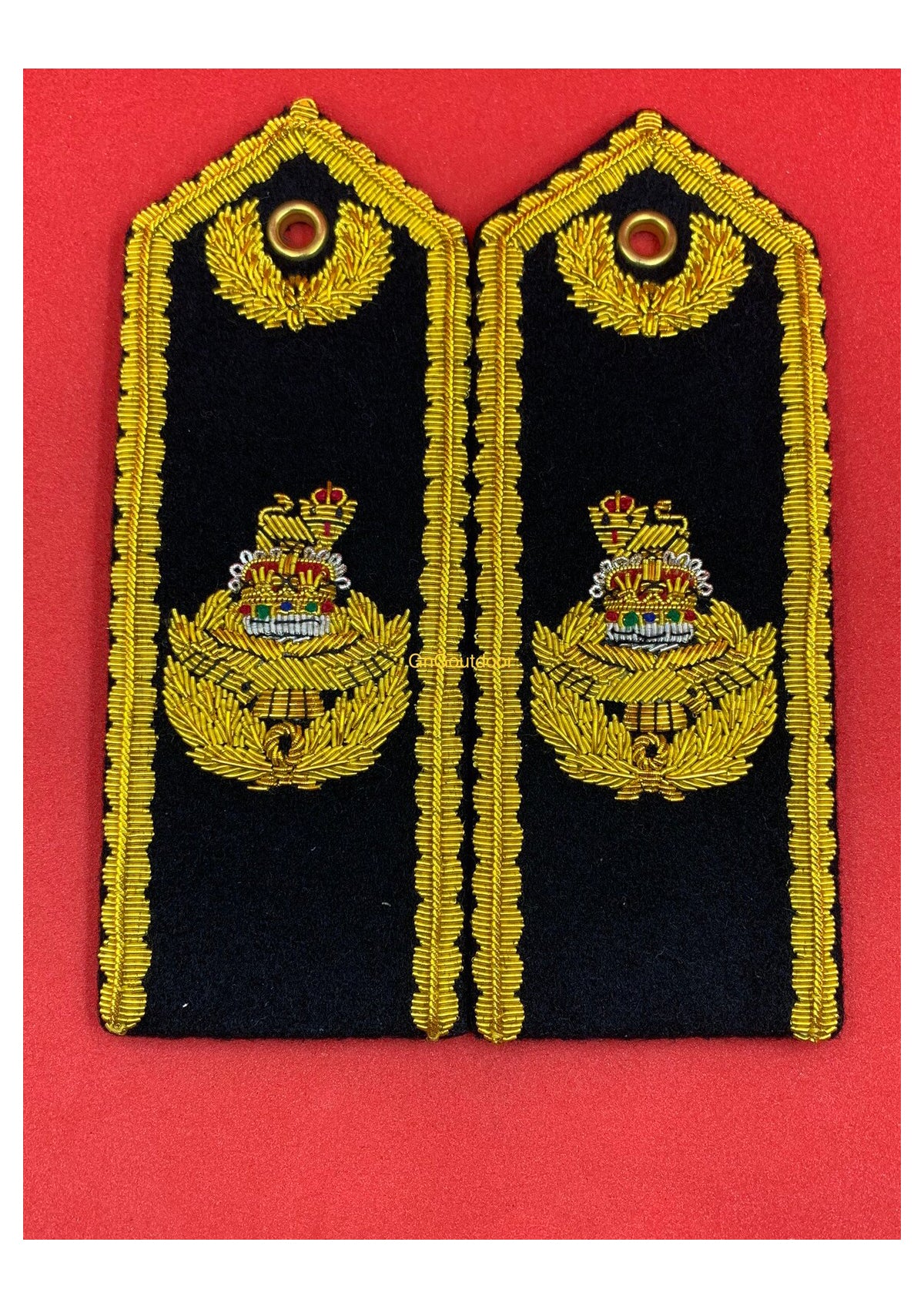 Air Vice Marshall Epaulette RAF Regiment Embroidered Flat Shoulder Epaulette