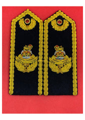Air Vice Marshall Epaulette RAF Regiment Embroidered Flat Shoulder Epaulette
