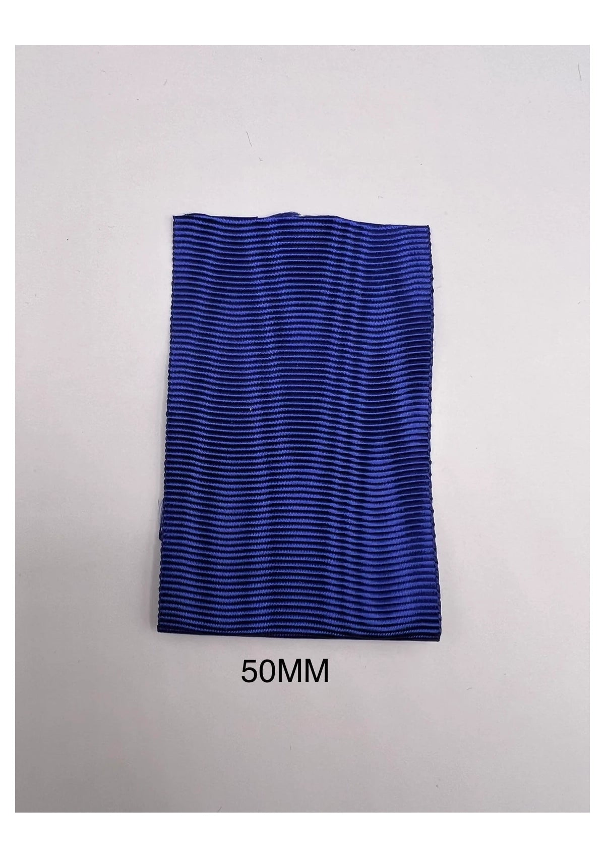 Masonic Regalia Apron Ribbon Royal Blue Moire Effect Ribbon Royal Blue Craft Apron Ribbon Sold As 5 Meter Length