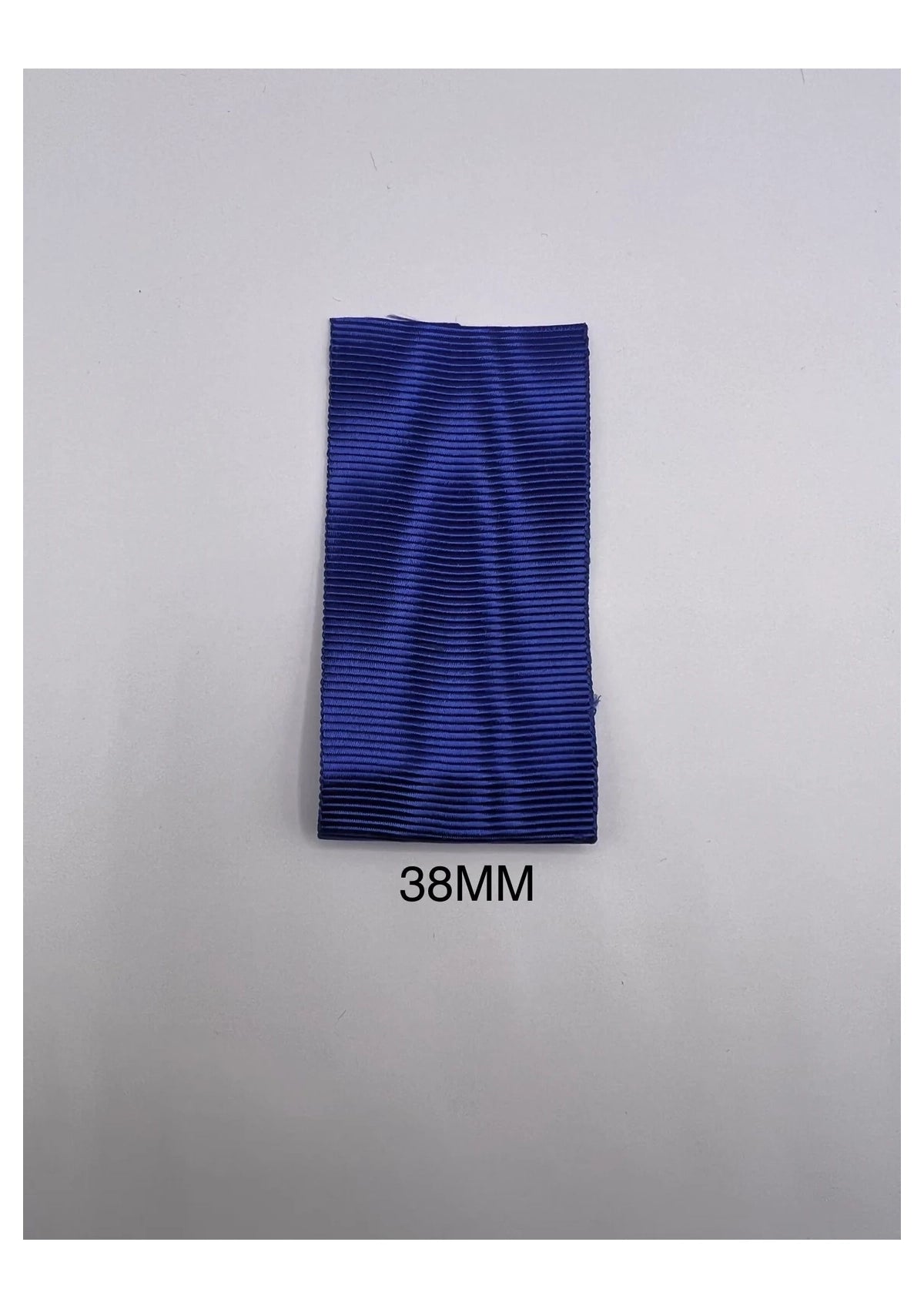 Masonic Regalia Apron Ribbon Royal Blue Moire Effect Ribbon Royal Blue Craft Apron Ribbon Sold As 5 Meter Length