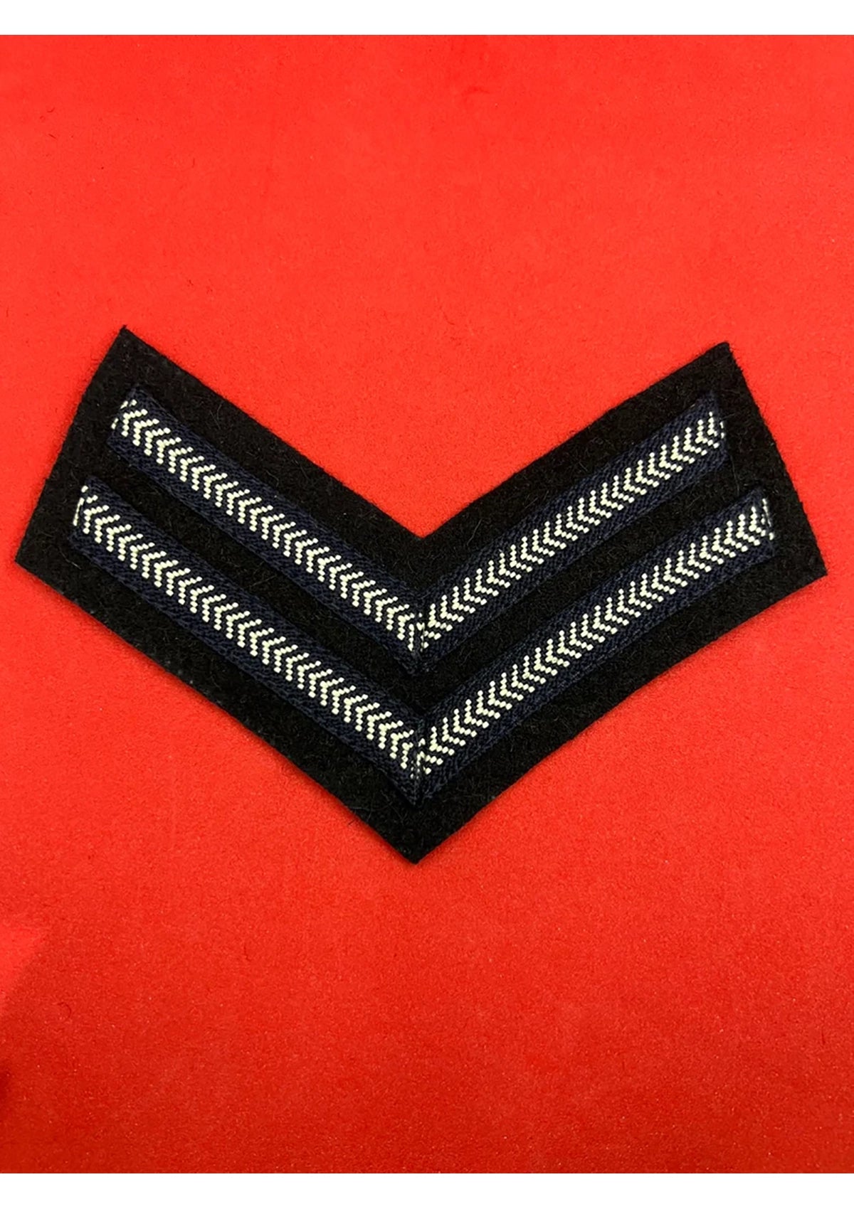 WW1 And WW2 British Forces Cloth Stripes Chevron Insignia UK Army Arm Rank Chevrons Sold As Pairs