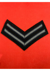 WW1 And WW2 British Forces Cloth Stripes Chevron Insignia UK Army Arm Rank Chevrons Sold As Pairs