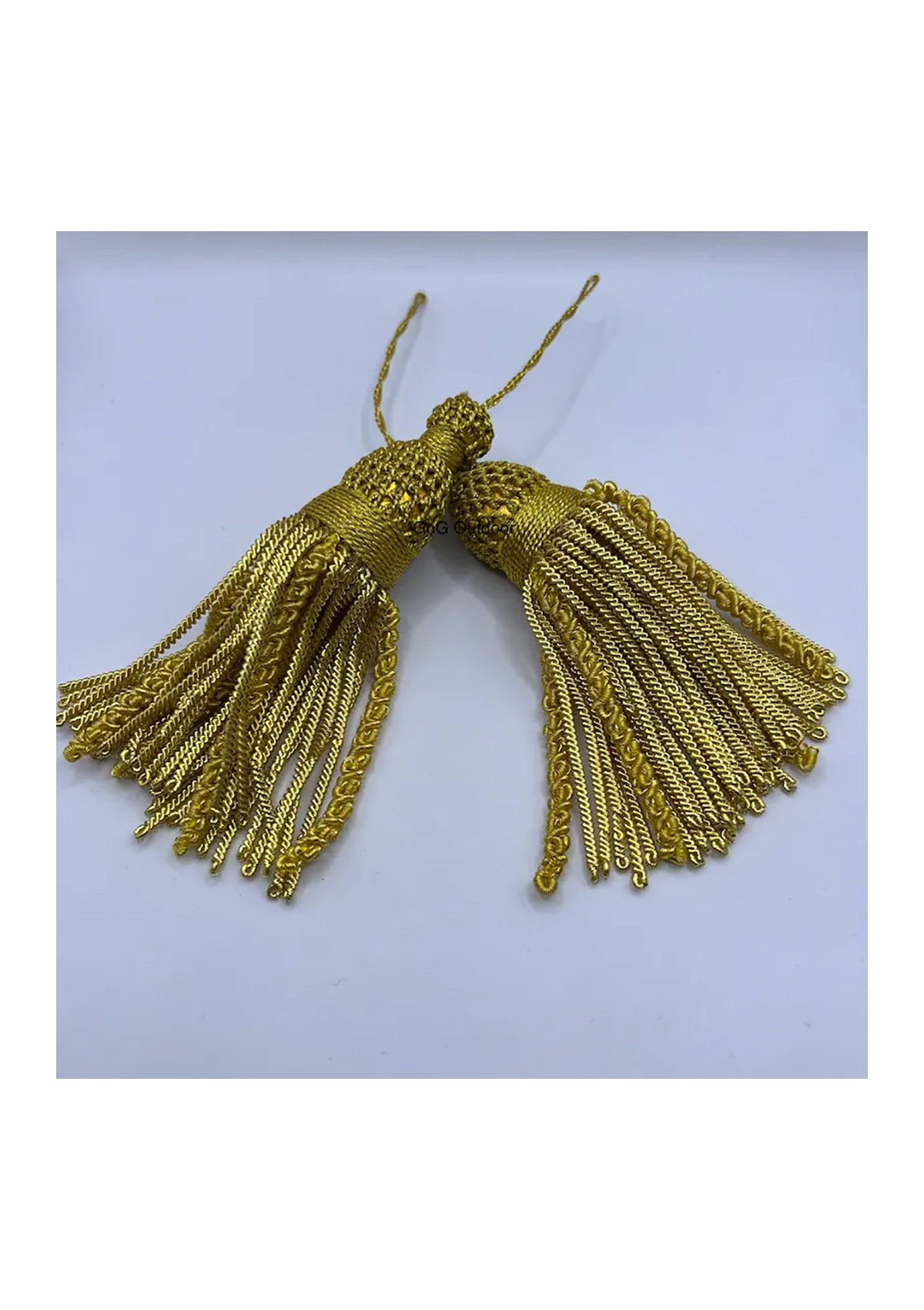 Twisted Bullion Hat Tassels Handmade Church Decoration Tassels Available In Gold And Silver Paris.