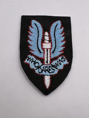 SAS Who Dares Wins TRF Special Air Service Machine Embroidered Patches SAS Badge