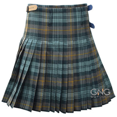 Men's 8-Yard Gordon Weathered Tartan Kilt | Traditional Highland Wear