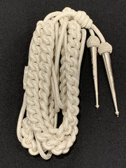Silver Mylar Aiguillette Military Army Air Force Navy Uniform Shoulder Cord