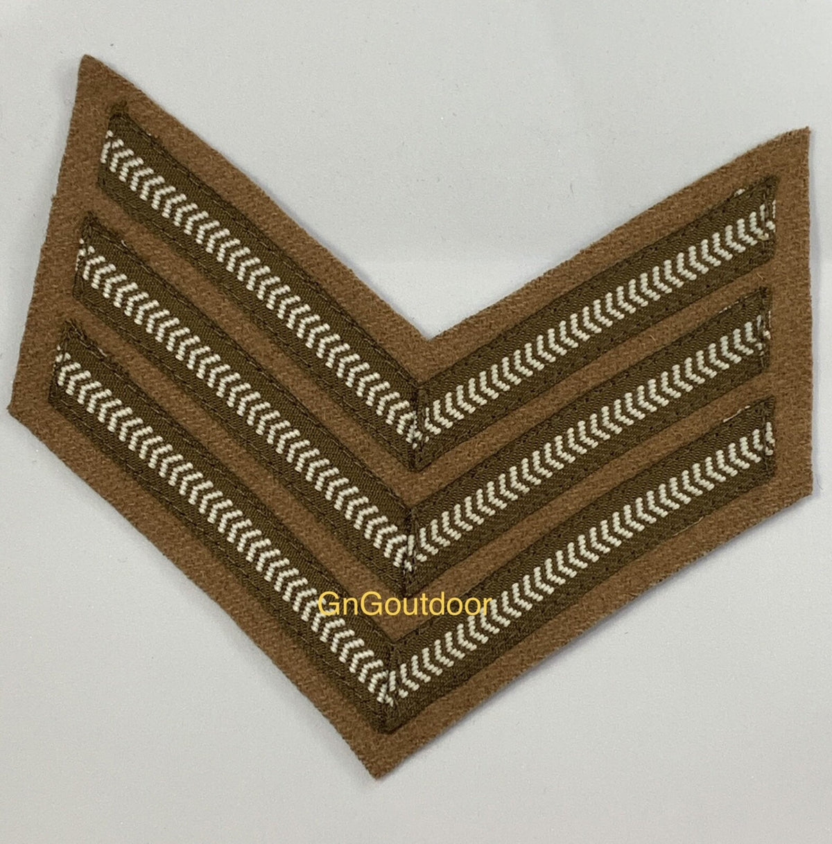 WWI British Army Sergeant Rank Stripes Cloth Chevrons Arm Sleeve Insignia Badge
