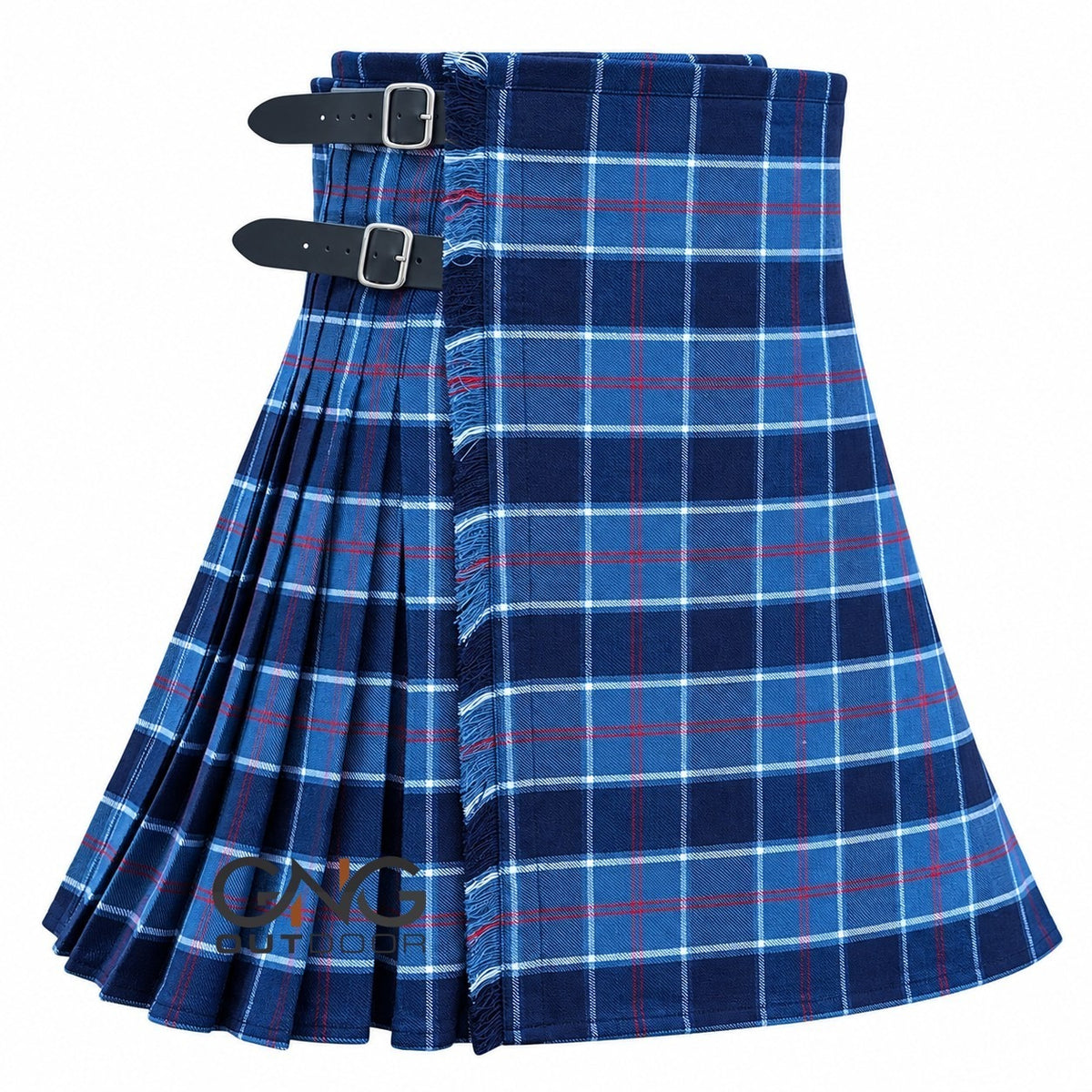Scottish 8 Yard US Navy Kilt for Men Traditional Highland Tartan Kilt