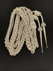 Silver Mylar Aiguillette Military Army Air Force Navy Uniform Shoulder Cord