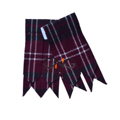 Scottish Crawford 8 Yard Kilt for Men with Matching Flashes and Fly Plaid