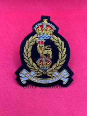 King’s Crown Adjutant General’s Corps Hand Embroidered Bullion Wire Blazer Badge