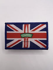 Royal Marines Commando TRF Union Jack Flag TRF British Flag Hook And Loop Badges