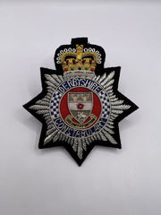 Derbyshire Constabulary Hand Embroidered Bullion Wire Blazer Badge Replica Badge