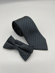Masonic Regalia Square & Compass Tie and Bow Tie Set Freemason Lodge Gift Formal Neckwear