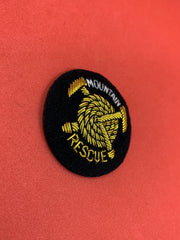Royal Air Force Mountain Rescue Mess Dress Hand Embroidered Bullion Wire Badge