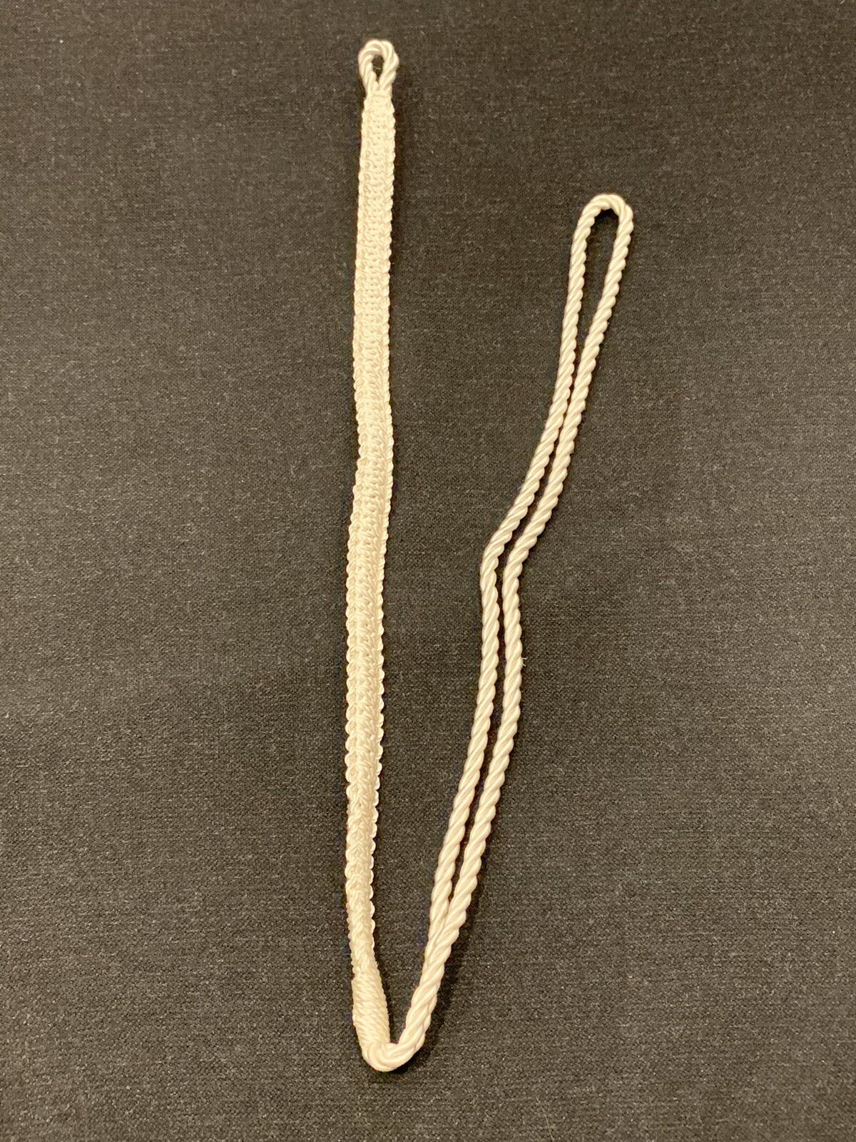 British Military lanyard Army Lanyard White Silk Lanyard Shoulder Cord