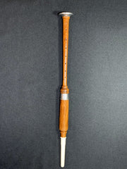 Great Highland Bagpipe Practice Chanter Rosewood & Chrome with Imitation Ivory