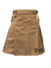 Men's Scottish Khaki Utility kilt Highland Modern Fashion kilt