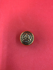 Stainless Steel Freemason Illuminati Gold Ring Masonic Triple Pyramid Symbol Ring