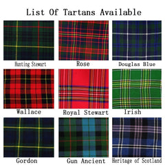 Men's 13 Pieces Stag Head Prince Charlie Jacket Outfit Complete kilt outfit