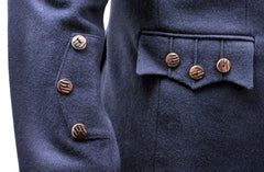 Men's Navy Blue Wool Argyle Kilt Jacket & Waistcoat – Scottish Highland Wedding Suit