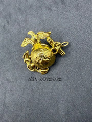 US Marine Corps Cap Badge USMC Hat Insignia Badge Eagle Globe Anchor Pin Badge