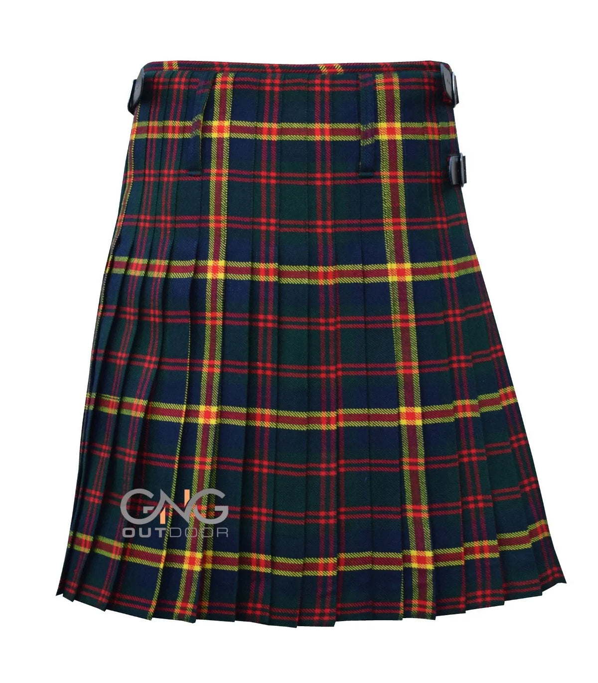 Men's 8-Yard USMC Tartan Kilt | Traditional Military Highland Wear