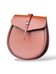 Leather Day Sporran – Classic 3 Colors Highland Scottish Sporran With Chain Belt