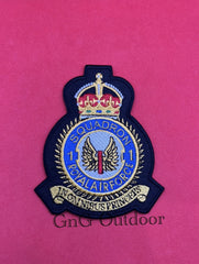 King’s Crown Royal Air Force 1 Squadron Machine Embroidered Patch RAF Badges
