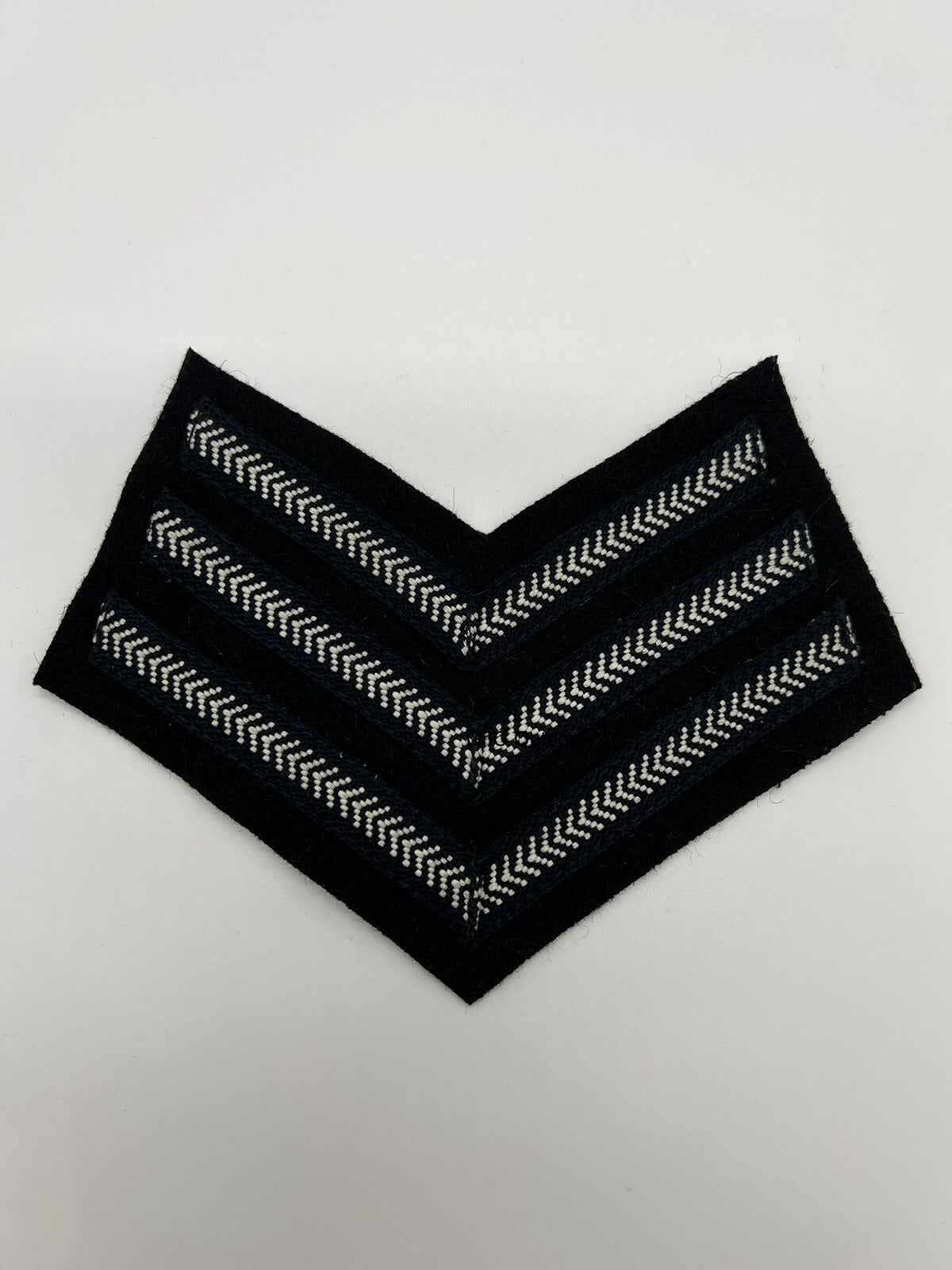 WW1 Royal Air Force Sergeant Rank Stripes RAF Cloth Chevrons Arm Insignia Badge