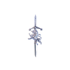 Men's Scottish Chrome Kilt Pin 6 Pin Style