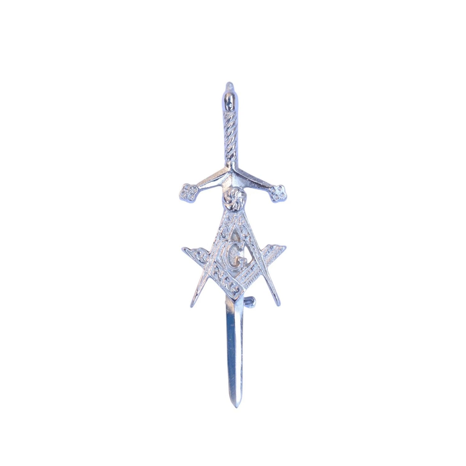 Men's Scottish Chrome Kilt Pin 6 Pin Style