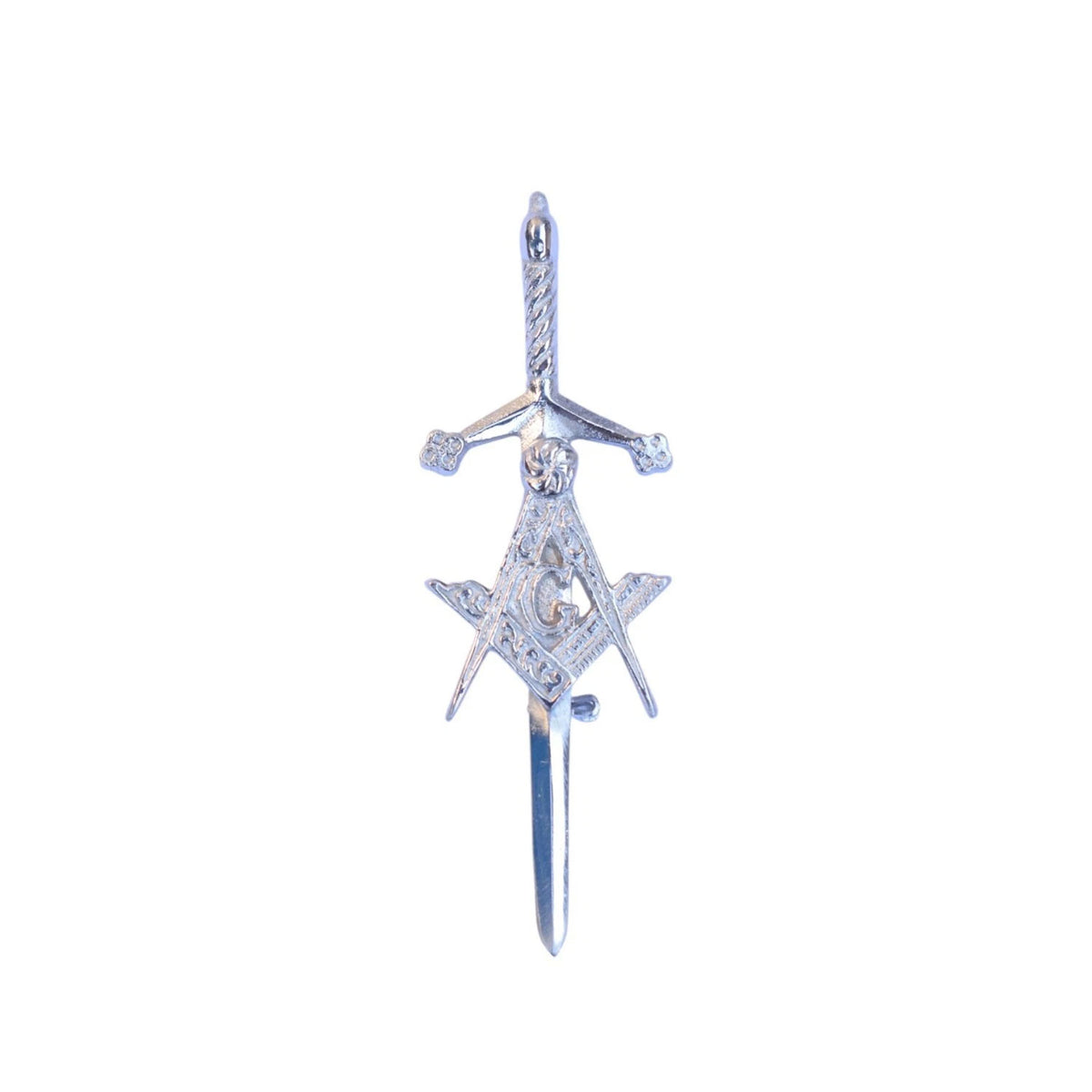 Men's Scottish Chrome Kilt Pin 6 Pin Style