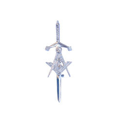 Men's Scottish Chrome Kilt Pin 6 Pin Style