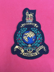 King’s Crown The Corps of Royal Marines Embroidered Patch Iron Sew Biker Patch