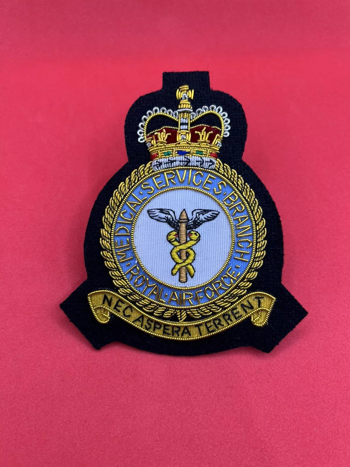 Customise RAF Blazer Badge Hand Embroidered Bullion And Wore Blazer Badges