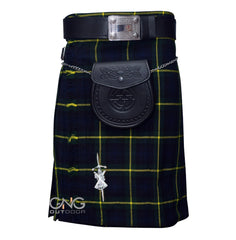Men's Gordon Tartan 8 Yard Kilt – 5 Piece Highland Wedding Outfit