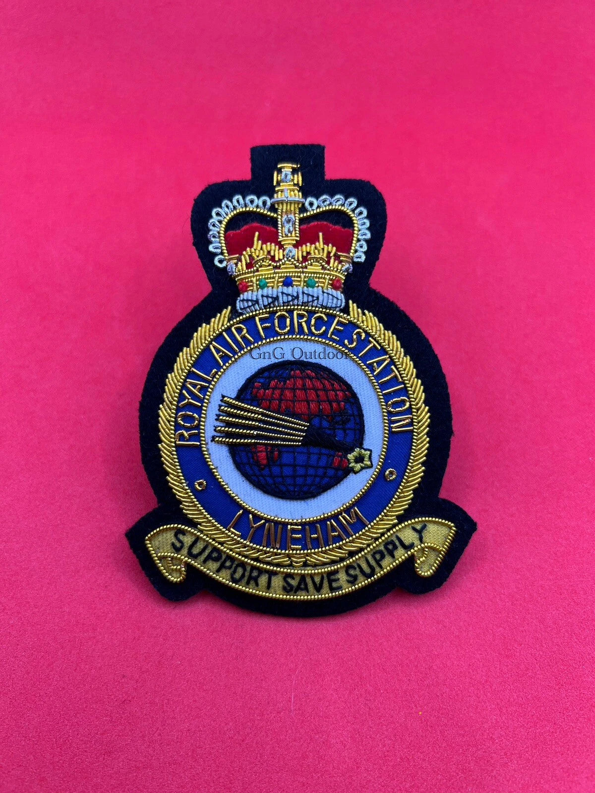 Customise RAF Blazer Badge Hand Embroidered Bullion And Wore Blazer Badges