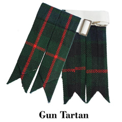Men's Scottish Gun Tartan Kilt Flashes