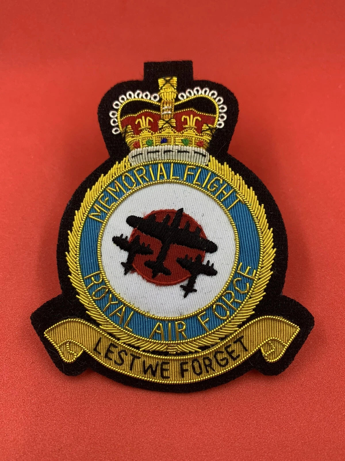 Customise RAF Blazer Badge Hand Embroidered Bullion And Wore Blazer Badges