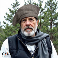 Men's Tweed Scot Bonnet Tam Hat Traditional Kilt Beret Hat Available in 4 Colors