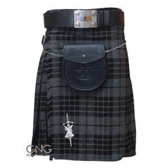 Men’s Scottish Grey Watch Tartan Kilt 5 Yard Highland Kilt