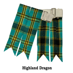 Men's Highland Dragon Tartan Kilt Flashes