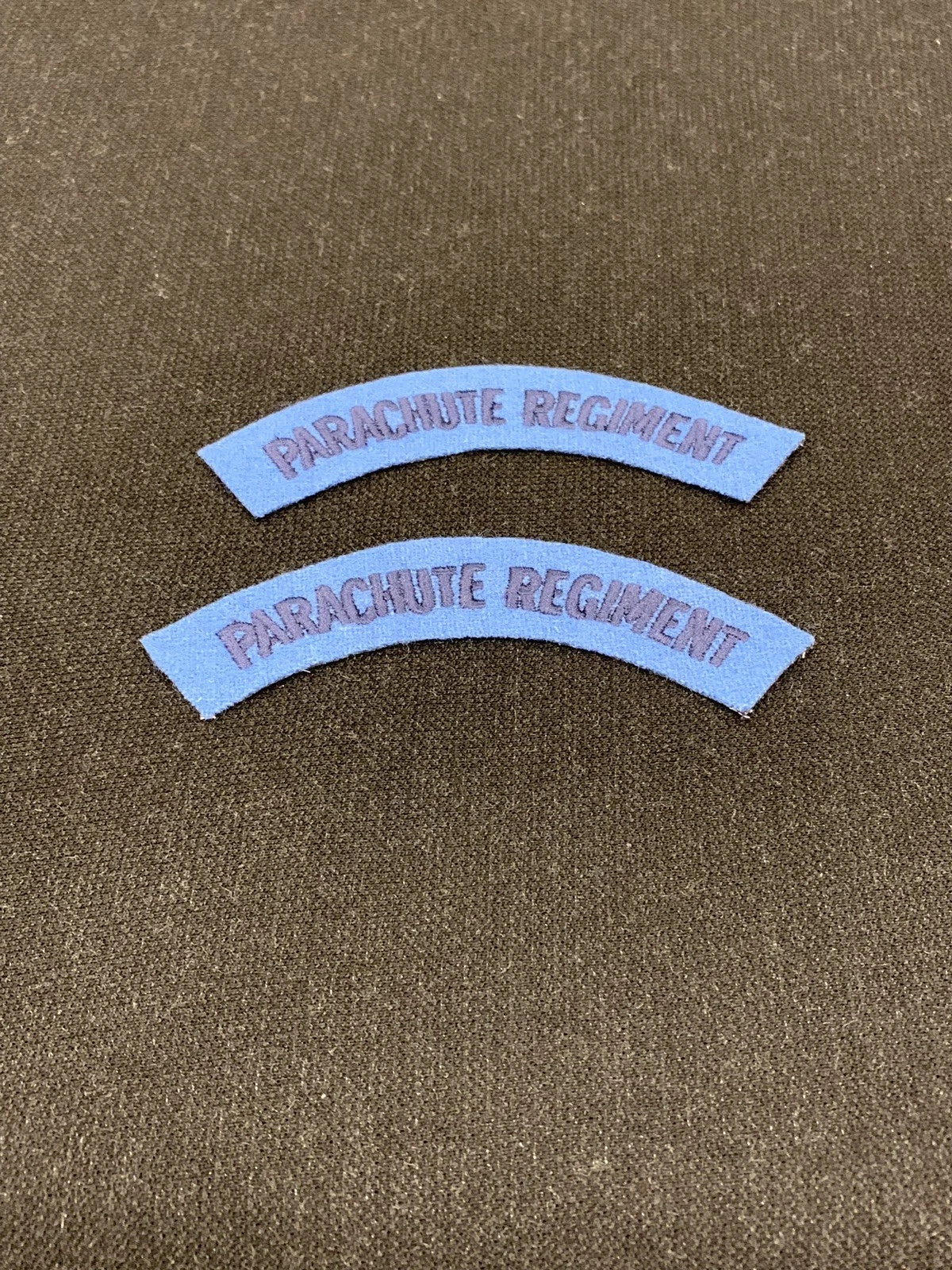 Parachute Regiment Shoulder Patches Pair, Machine Embroidered Military Arm Badge