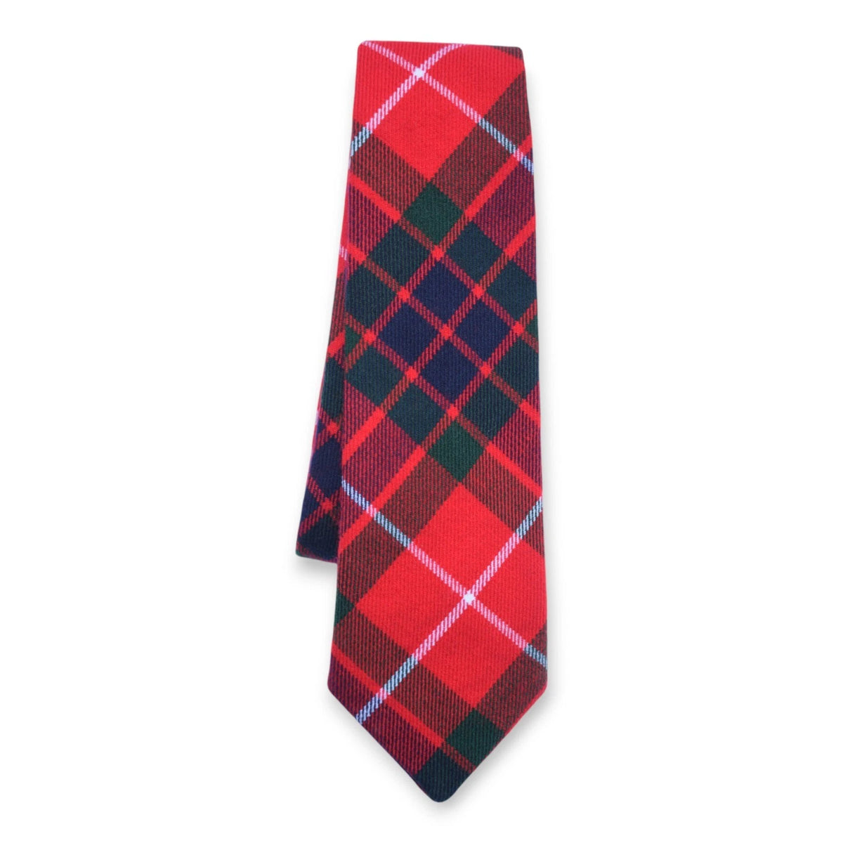 Men's Scottish Fraser Red Modern Tartan tie Formal Tie For Wedding