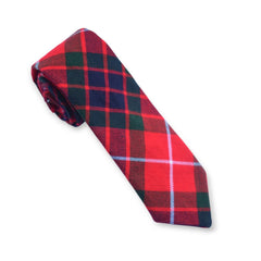 Men's Scottish Fraser Red Modern Tartan tie Formal Tie For Wedding