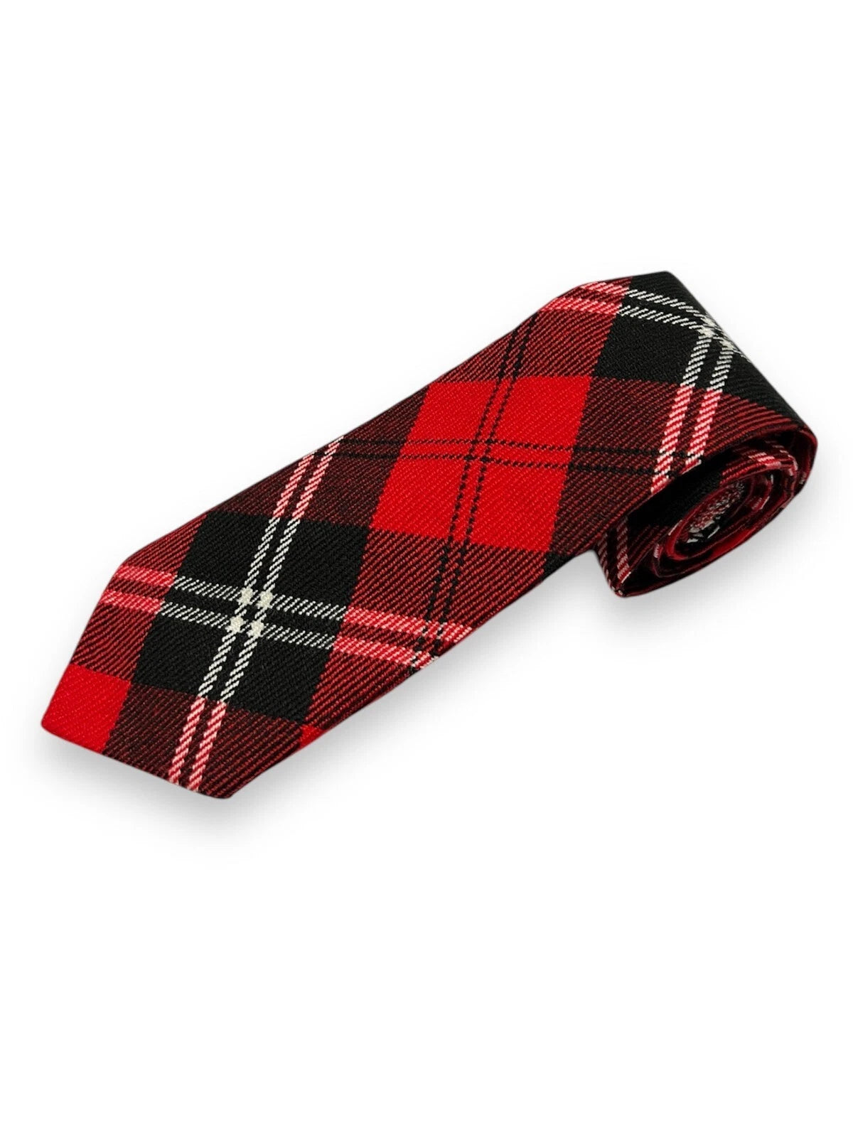Men's Scottish Ramsey Red Tartan tie Formal Tie For Wedding