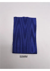 Masonic Regalia Apron Ribbon Royal Blue Moire Effect Royal Blue Sold Per Meter